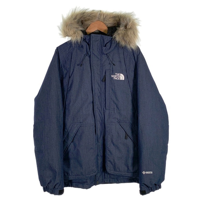 THE NORTH FACE ノースフェイス ナイロンデニム エレバスジャケット ダウン インディゴ ND92341R Size L 福生店