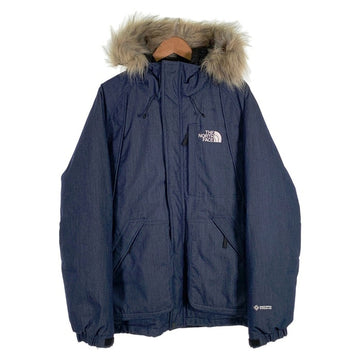 THE NORTH FACE ノースフェイス ナイロンデニム エレバスジャケット ダウン インディゴ ND92341R Size L 福生店