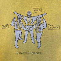 90's BEASTIE BOYS ビースティボーイズ IN THE ROUND TOUR プリントTシャツ イエロー anvil Size L 福生店