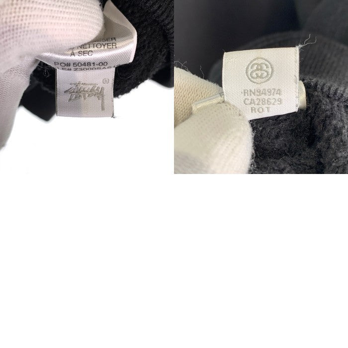 STUSSY ステューシー ロゴ 王冠 バックプリント クルーネックスウェット ブラック Z3000SAS19 Size L 福生店