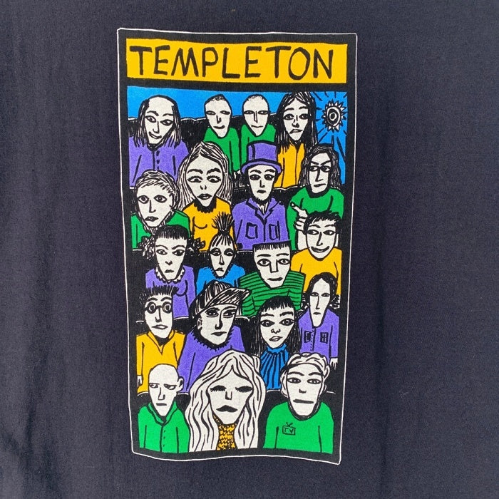 90's the NEW DEAL Skateboards ED TEMPLETON プリントTシャツ ブラック anvil USA製 Size XL 福生店