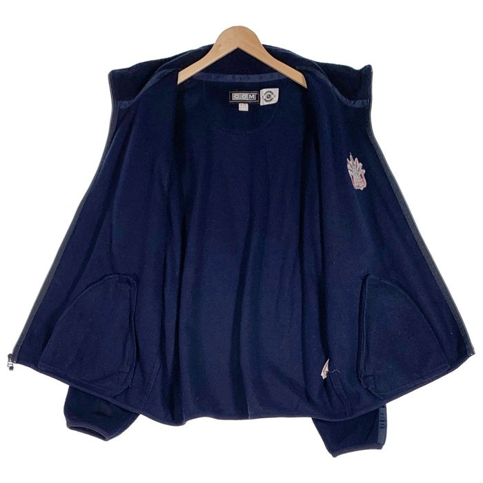 CCM シーシーエム Newyork Rangers ニューヨーク レンジャース NHL ジップアップ フリース ジャケット ネイビー カナダ製 Size XL 福生店