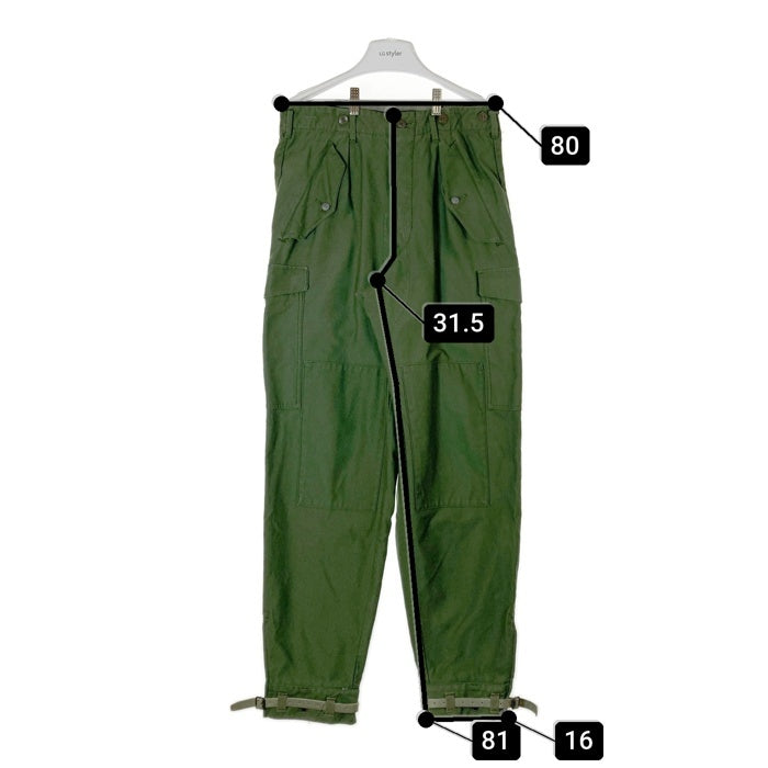 スウェーデン軍 M-59 ミリタリーカーゴパンツ オリーブ size C146 瑞穂店