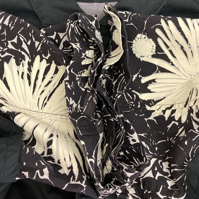 JUNYA WATANABE COMME des GARCONS MAN ジュンヤワタナベ コムデギャルソンマン WS-B014 AD2016 袖キュプラ総柄切替 半袖シャツ ブラック sizeS 瑞穂店