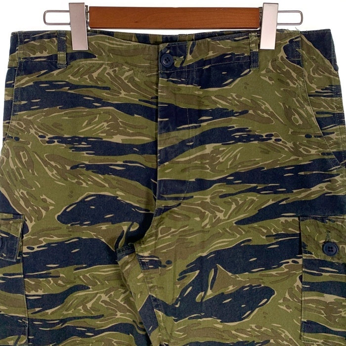 U.S.ARMY レプリカ タイガーストライプ ミリタリーカーゴパンツ ボタンフライ Size L 福生店