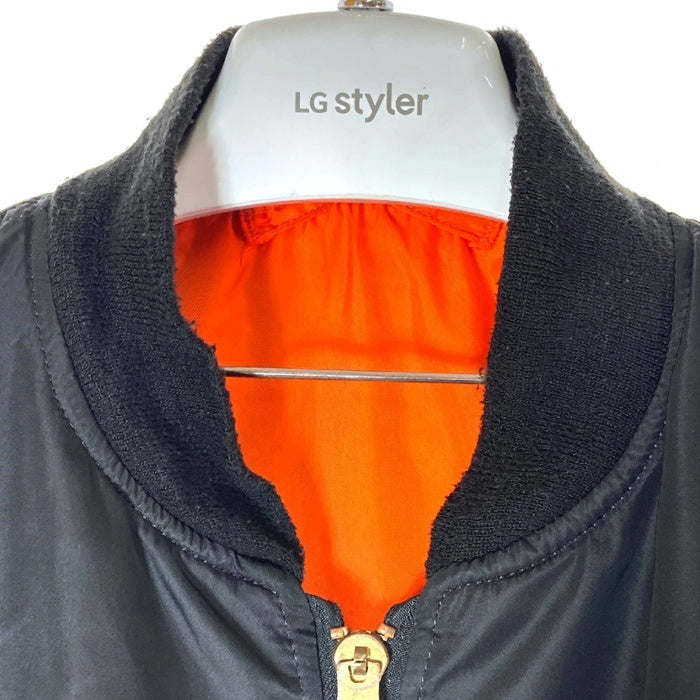 ALPHA INDUSTRIES アルファインダストリーズ MA-1 USA製 90's ワッペンカスタム ブラック sizeXL 瑞穂店