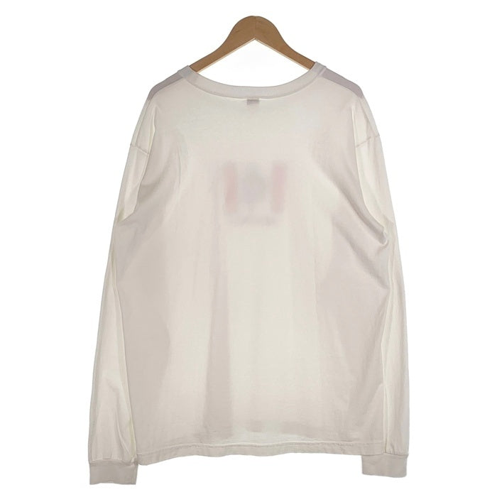 BARNS バーンズ VINTAGE LIKE L/S TEE (BEATNIK) ロングスリーブTシャツ プリント ビートニク ホワイト Size XL 福生店