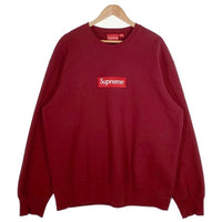 SUPREME シュプリーム 22AW Box Logo Crew Neck ボックス クルーネック スウェット バーガンディー カナダ製 Size XL 福生店