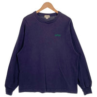 L.L.Bean エルエルビーン 刺繍 長袖 Tシャツ ネイビー Size M 福生店