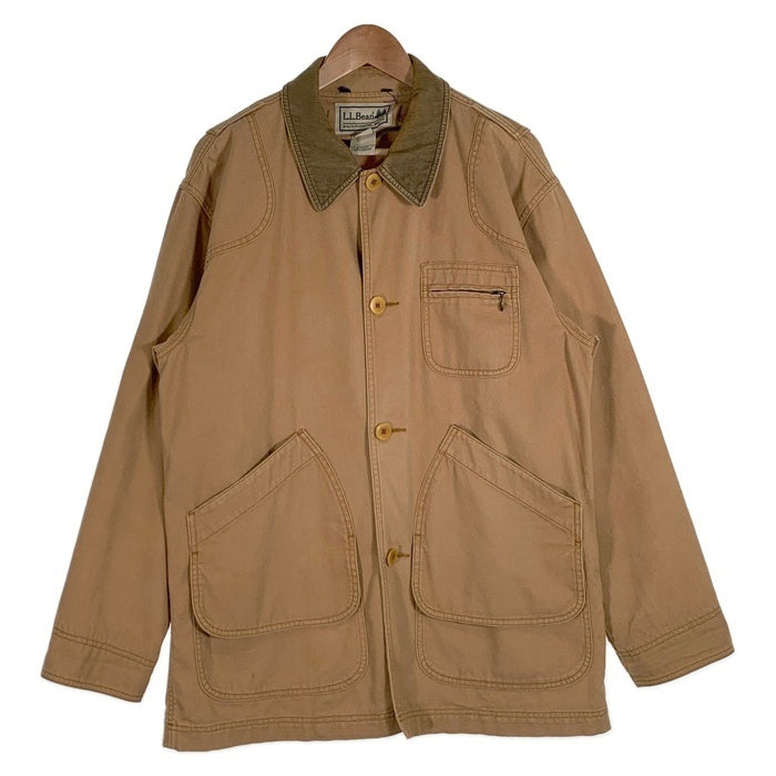 L.L.Bean エルエルビーン ダック地 ハンティングジャケット カバーオール ベージュ JV93 Size M 福生店