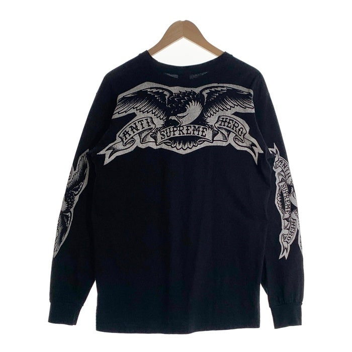 SUPREME シュプリーム 25AW ANTIHERO アンタイヒーロー Eagle L/S Tee 長袖 ロンT イーグル ロングスリーブ Tシャツ ブラック Size M 福生店
