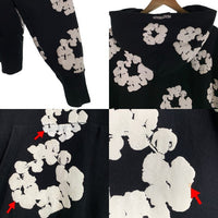 READYMADE レディメイド DENIM TEARS デニムティアーズ COTTON WREATH HOODIE コットンリースフーディ プルオーバースウェットパーカー ブラック ホワイト RE-DT-BK-00-00-08 Size L 福生店