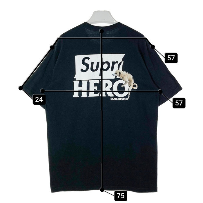 Supreme シュプリーム 22SS ANTIHERO アンタイヒーロー Dog Tee Tシャツ ブラック sizeL 瑞穂店