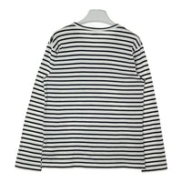 GANRYU COMME des GARCONS ガンリュウ ES-T020 AD2016 パッチワーク ボーダー 長袖Tシャツ ホワイトxブラック sizeS 瑞穂店