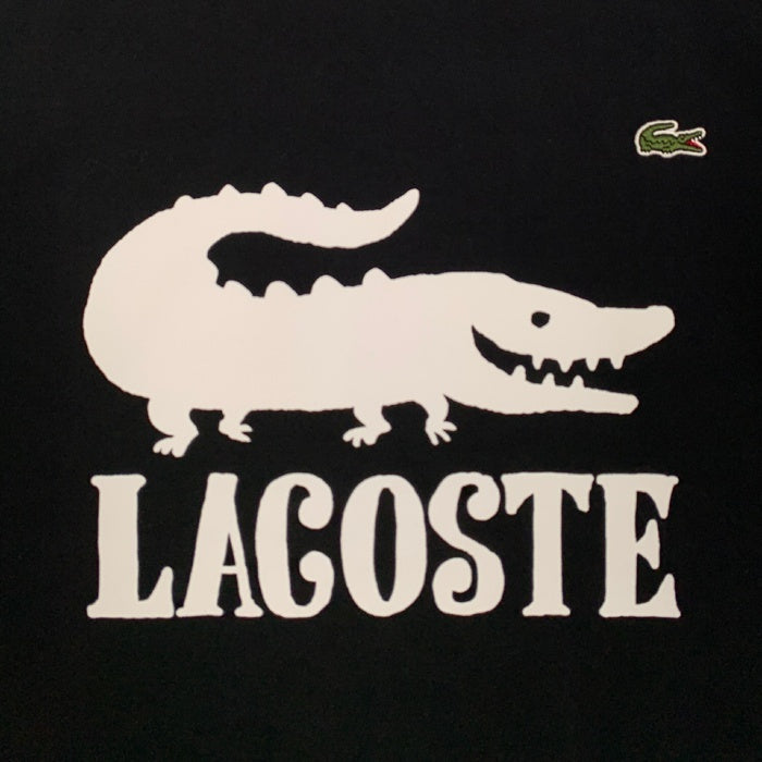 LACOSTE ラコステ 24SS ONE PIECE ワンピース ワニロゴ Tシャツ ブラック Size 6 (XL) 福生店