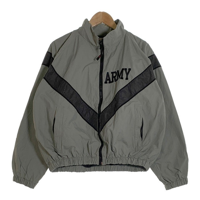 00's U.S.ARMY 米軍 IPFU JACKET ナイロン トレーニングジャケット ミリタリー グレー 8415-01-465-4820 04年会計 Size S-S 福生店