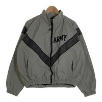 00's U.S.ARMY 米軍 IPFU JACKET ナイロン トレーニングジャケット ミリタリー グレー 8415-01-465-4820 04年会計 Size S-S 福生店