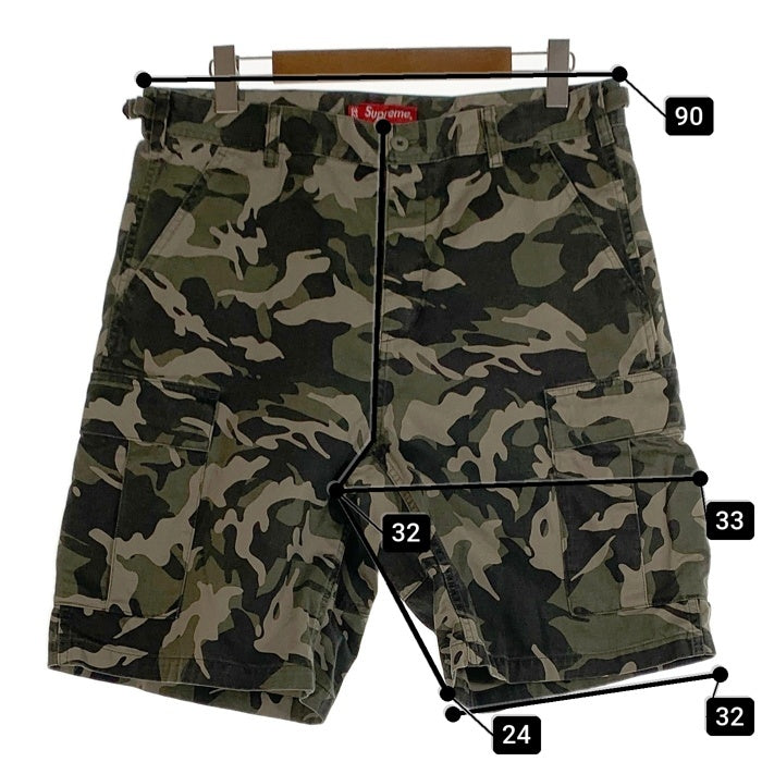 SUPREME シュプリーム Cargo Shorts カーゴショーツ ショートパンツ コットン カモフラージュ Size 32 福生店