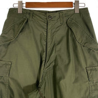 70's U.S.ARMY 米軍 M-65 フィールドカーゴパンツ オリーブ 8415-00-782-2951 SERVALジップ 76年会計 Size S-R 福生店