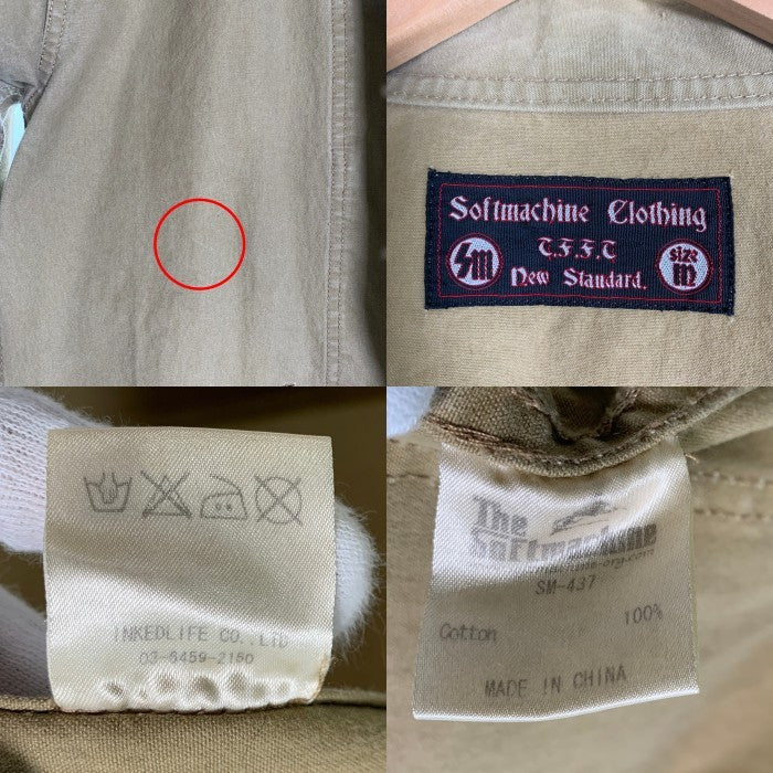 SOFT MACHINE ソフトマシーン SNAFU JK カバーオール ジャケット ベージュ Size L 福生店