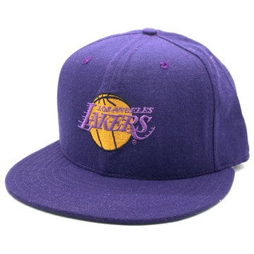 90's New Era ニューエラ PRO MODEL NBA ロサンゼルス・レイカーズ キャップ パープル 刺繡 Size 7 1/4 福生店