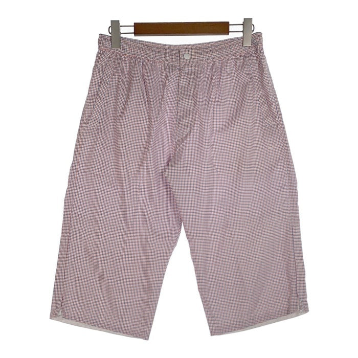 00's NIKE ナイキ ウィンドブレーカー ジップアップジャケット 5分丈ショートパンツ セットアップ ホワイト チェック Size XXL/L 福生店