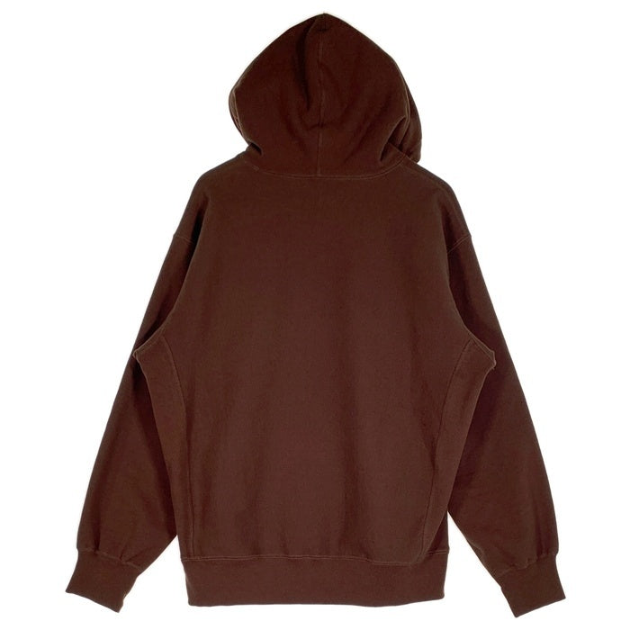 SUPREME シュプリーム 22AW Capital Hooded Sweatshirt キャピタル プルオーバースウェットパーカー ブラウン 刺繡 Size L 福生店