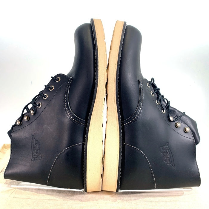 RED WING レッドウィング 6-inch Classic Round 6インチ クラシックラウンド レザーブーツ ブラッククローム 10年製 08165-3 Size 9.5 2E (27.5cm) 福生店