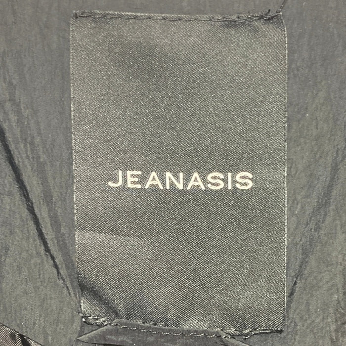 JEANASIS  ジーナシス パファー2WAYハーフコート ブラック sizeF 瑞穂店