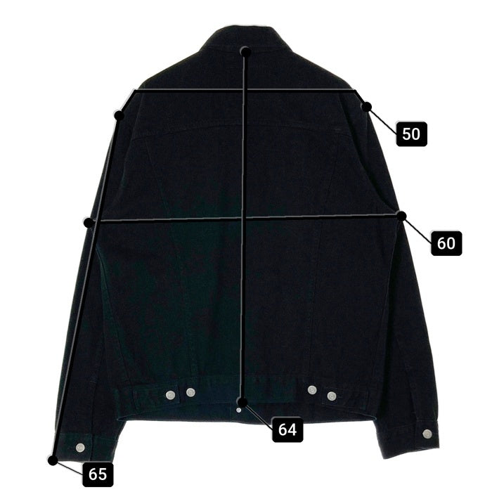 Levi's リーバイス 72334-0513 4th ブラックデニム トラッカージャケット Gジャン 先染めブラック sizeL 瑞穂店