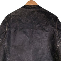 Angelo Litrico アンジェロリトリコ AIR CARGO ASSOCIATION レザージャケット ブラック Size XL 福生店