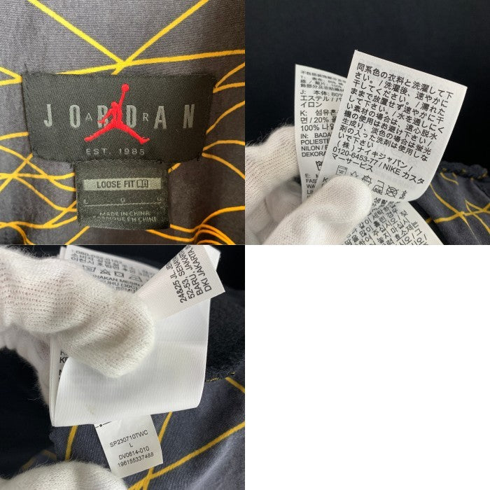 JORDAN BRAND ジョーダンブランド AS M J PSG STMT FLC BLACK プルオーバーパーカー フーディー ブラック イエロー DV0614-010 Size L 福生店