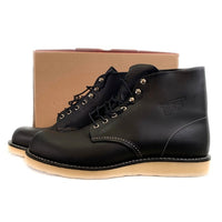 RED WING レッドウィング 6-inch Classic Round 6インチ クラシックラウンド レザーブーツ ブラッククローム 10年製 08165-3 Size 9.5 2E (27.5cm) 福生店