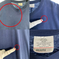 90's Sears シアーズ 半袖 ポケT ポケット Tシャツ ネイビー USA製 Size XX-LARGE 福生店