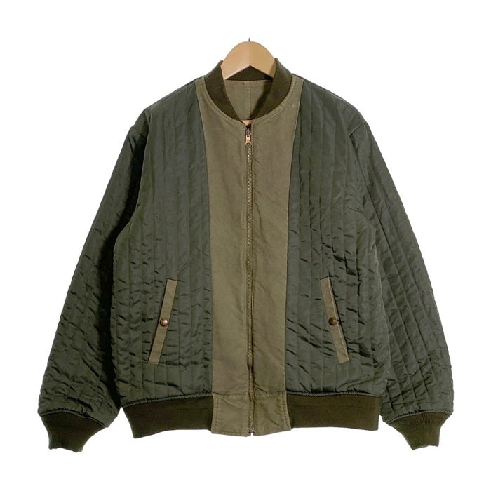 ONIKI オニキ ミリタリーリバーシブルブルゾン キルティングジャケット コットン ナイロン 中綿 オリーブ 58-08-54-08009 110142 Size L 福生店
