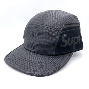 SUPREME シュプリーム 19SS Raffia Woven Logo Camp Cap ラフィアウーブンロゴキャンプキャップ ブラック 瑞穂店