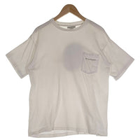 90`s BANANA REPUBLIC バナナリパブリック プリント ポケットTシャツ ホワイト USA製 Size M 福生店