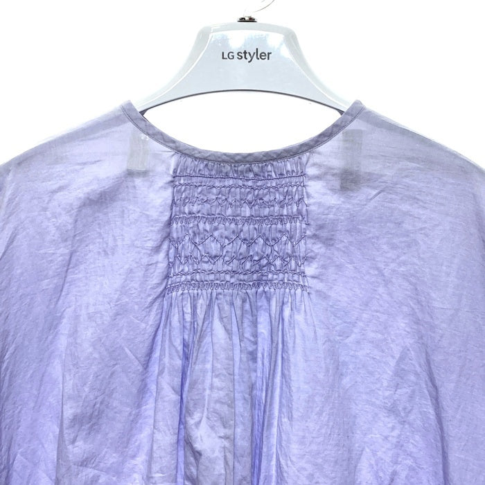 ARTS&SCIENCE アーツアンドサイエンス コットン リネン ブラウス シャツ ラベンダー 0241-L6180-1070 Size 1 瑞穂店