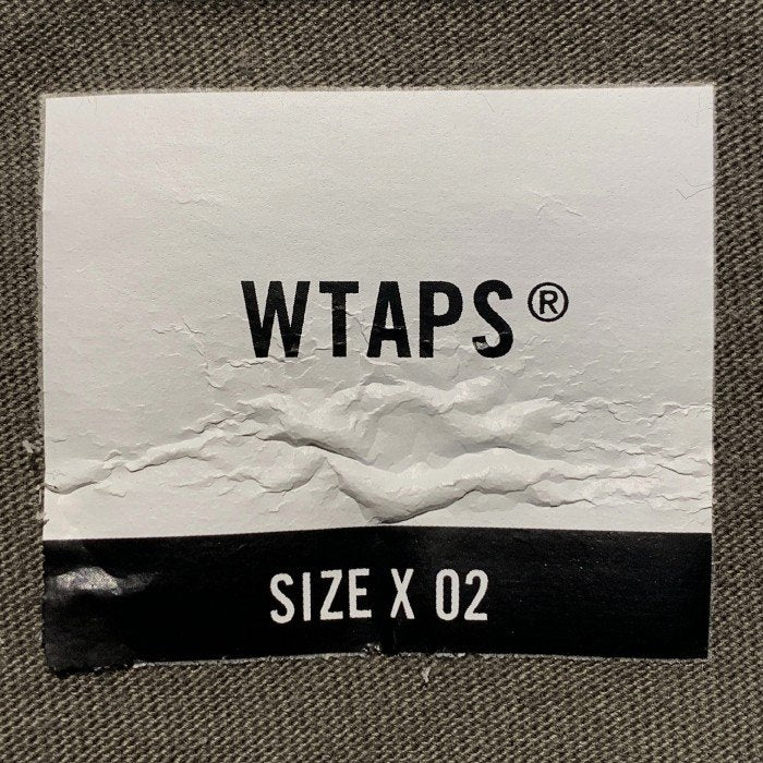 WTAPS ダブルタップス フロントロゴプリント Tシャツ オリーブ Size 02 福生店