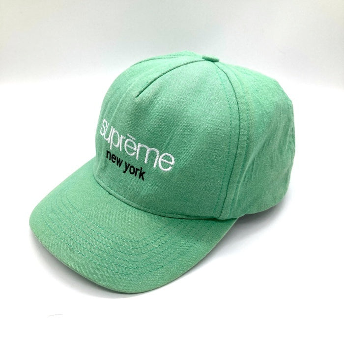 Supreme シュプリーム 13SS Classic Logo Denim 5-Panel Cap