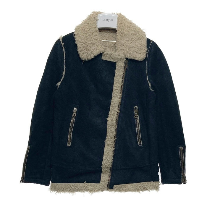 HYSTERIC GLAMOUR ヒステリックグラマー 山羊革 ボアムートンジャケット ブラック sizeS 瑞穂店