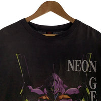 SAINT Mxxxxxx セントマイケル 24SS EV_SS TEE / NEON GNSIS エヴァンゲリオン プリントTシャツ ブラック ダメージ加工 SM-YS8-0000-C24 Size XXL 福生店