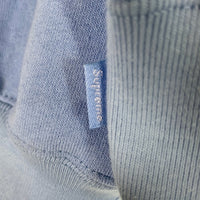 SUPREME シュプリーム 24AW Satin Applique Hooded Sweatshirt サテンアップリケ プルオーバースウェットパーカー フーディ ライトブルー Size L 福生店