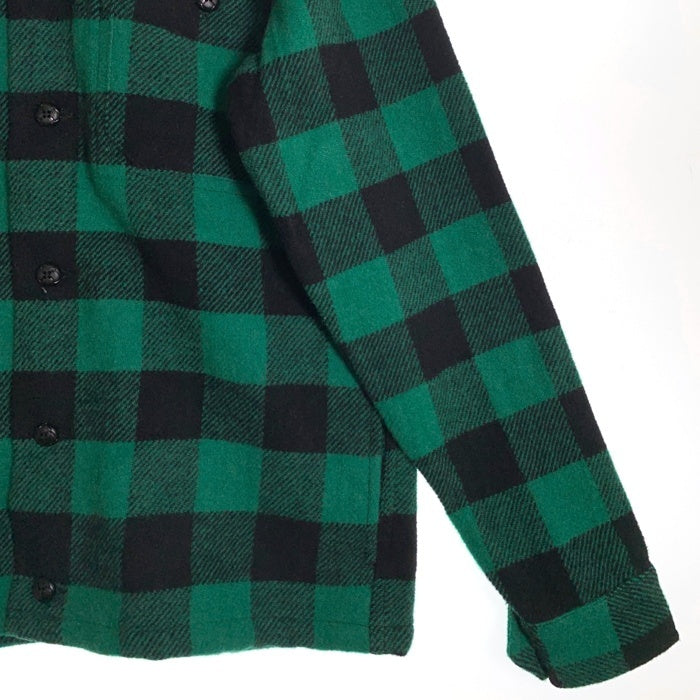 TENDERLOIN テンダーロイン 羊毛 ウール BUFFALO JACKET バッファロー チェック ジャケット グリーン T-20RG Size L 福生店