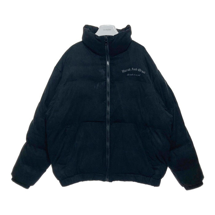 HARSH AND CRUEL ハーシュアンドクルーエル ダウンジャケット ブラック Size L 瑞穂店