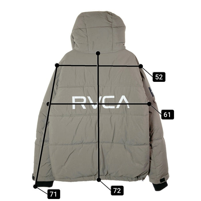 RVCA ルーカ BC042776 中綿ジャケット 背面ロゴ チャコールグレー sizeS 瑞穂店