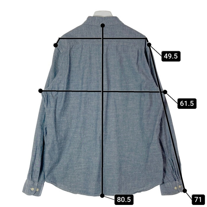 DENIM&SUPPLY RALPH LAUREN デニムアンドサプライ ラルフローレン シャンブレー ワークシャツ インディゴ sizeXL 瑞穂店