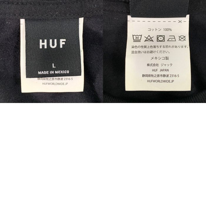 HUF ハフ RIZZO TEE キューピー プリントTシャツ ブラック TS02241 Size L 福生店