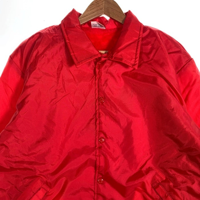 Birdie by Richard A.LEslie 裏ボア ナイロンコーチジャケット レッド USA製 Size XL 福生店