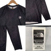 SUPREME シュプリーム 22AW THE NORTH FACE ノースフェイス Base Layer L/S Top  ベースレイヤーロングスリーブトップ ブラック 並行品 Size XL 福生店